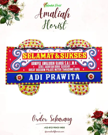 Papan Bunga Ucapan Selamat Bina Karya Baru